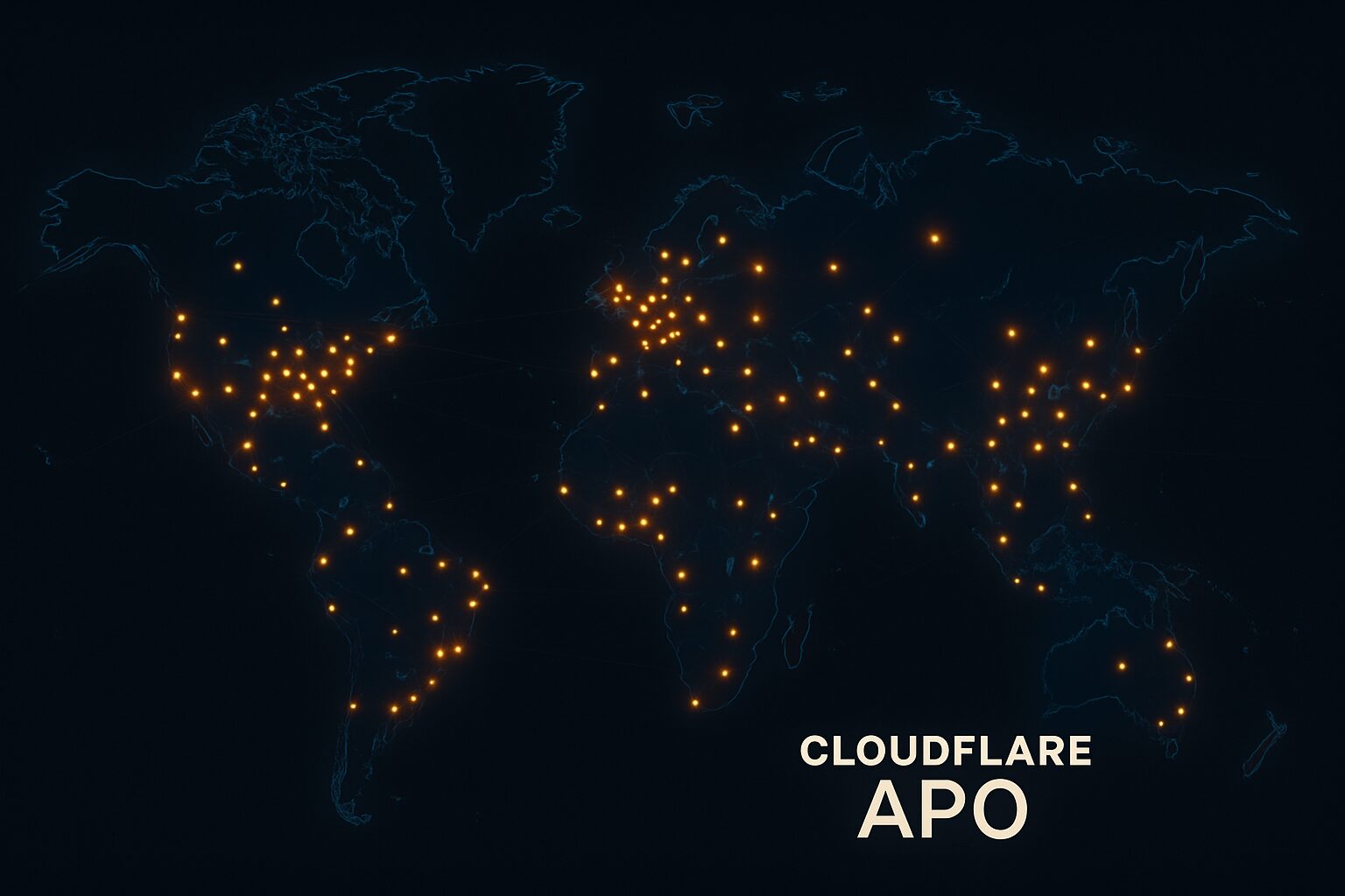 Réseau CDN et edge cache avec Cloudflare APO