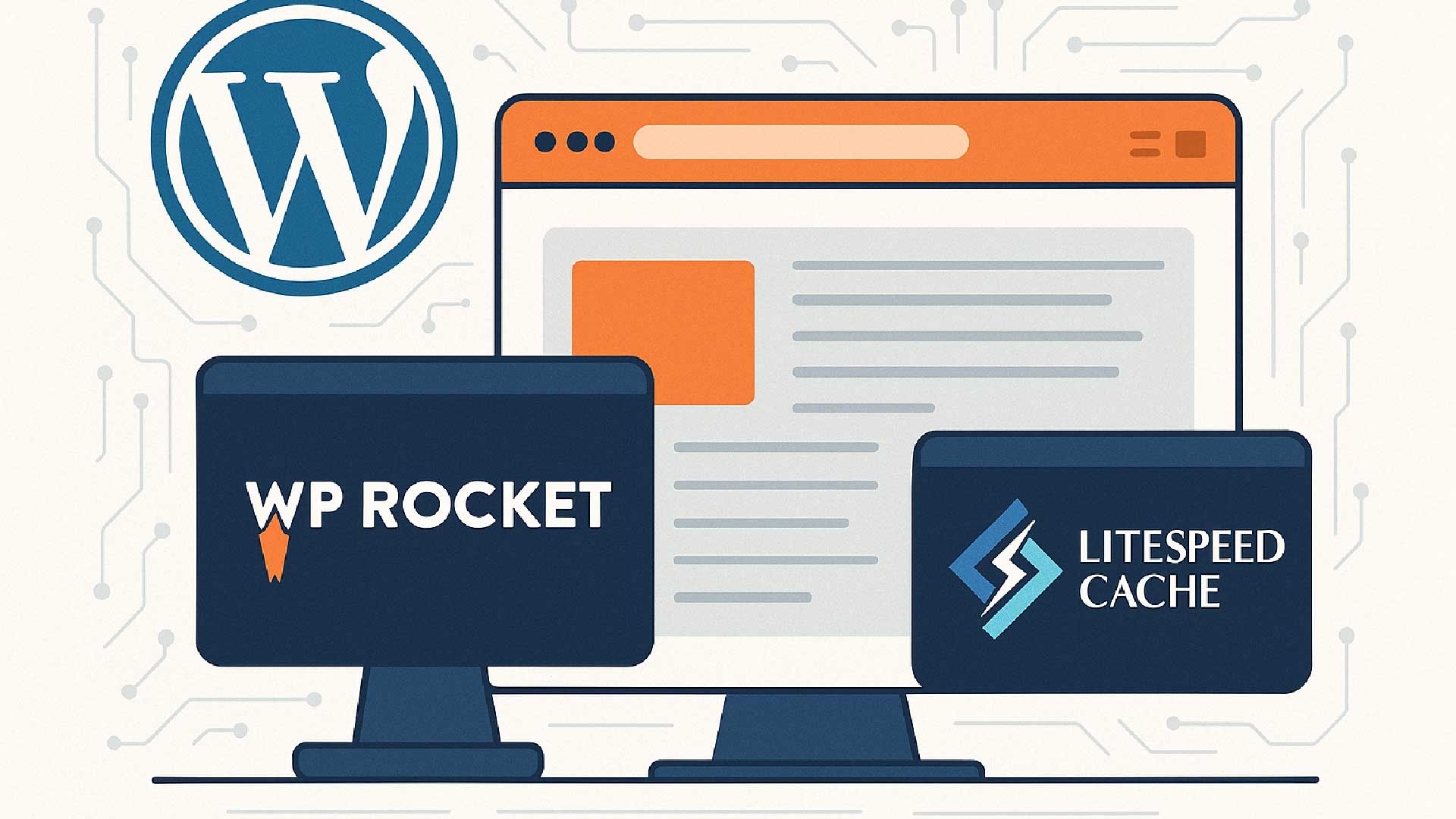 Comparatif 2025 entre WP Rocket et LiteSpeed Cache sur WordPress
