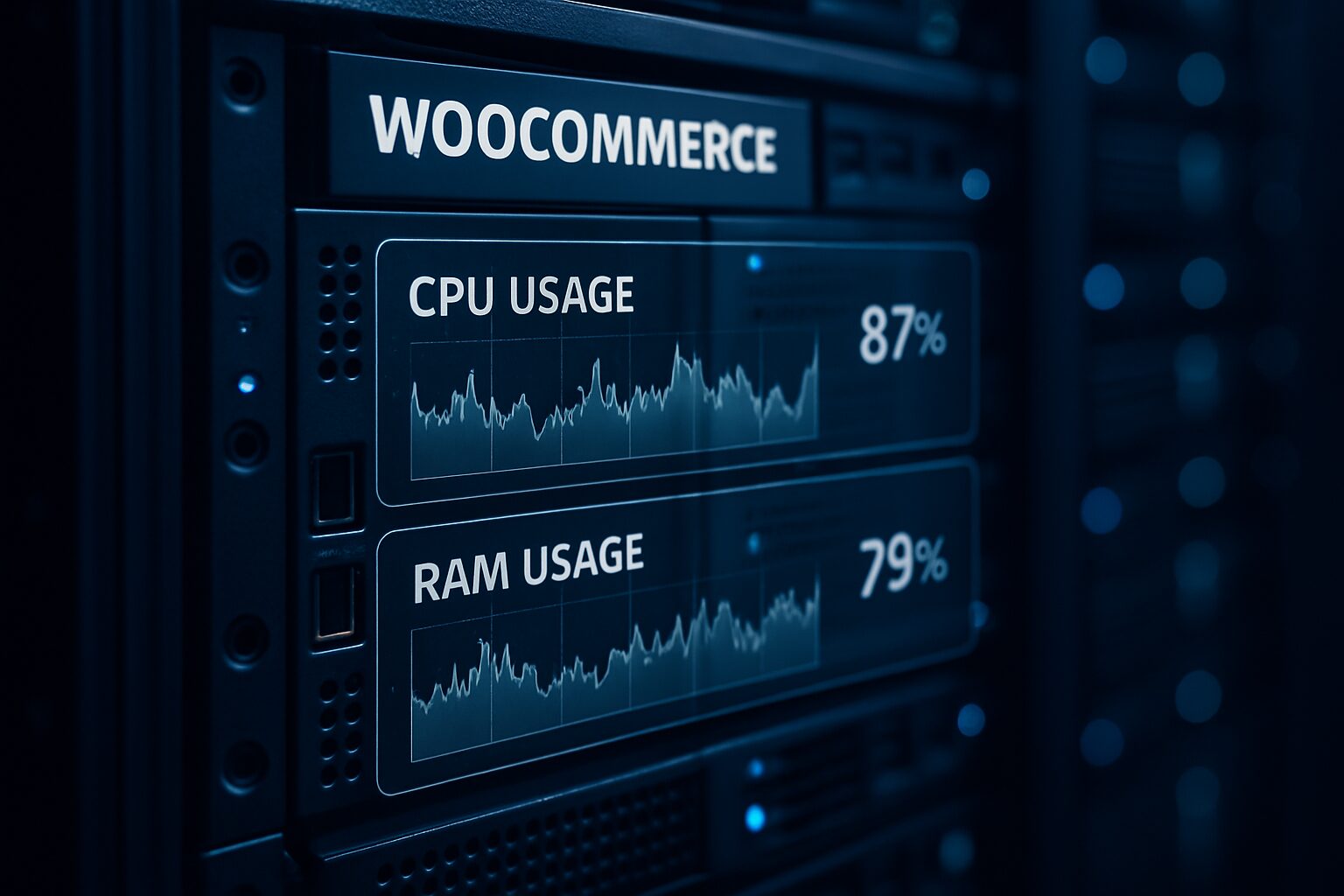Hébergement WooCommerce sous-dimensionné : ressources serveurs saturées