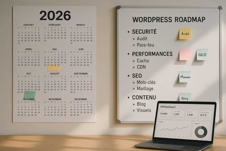 Feuille de route 2026 : planifier l’évolution de ton site WordPress