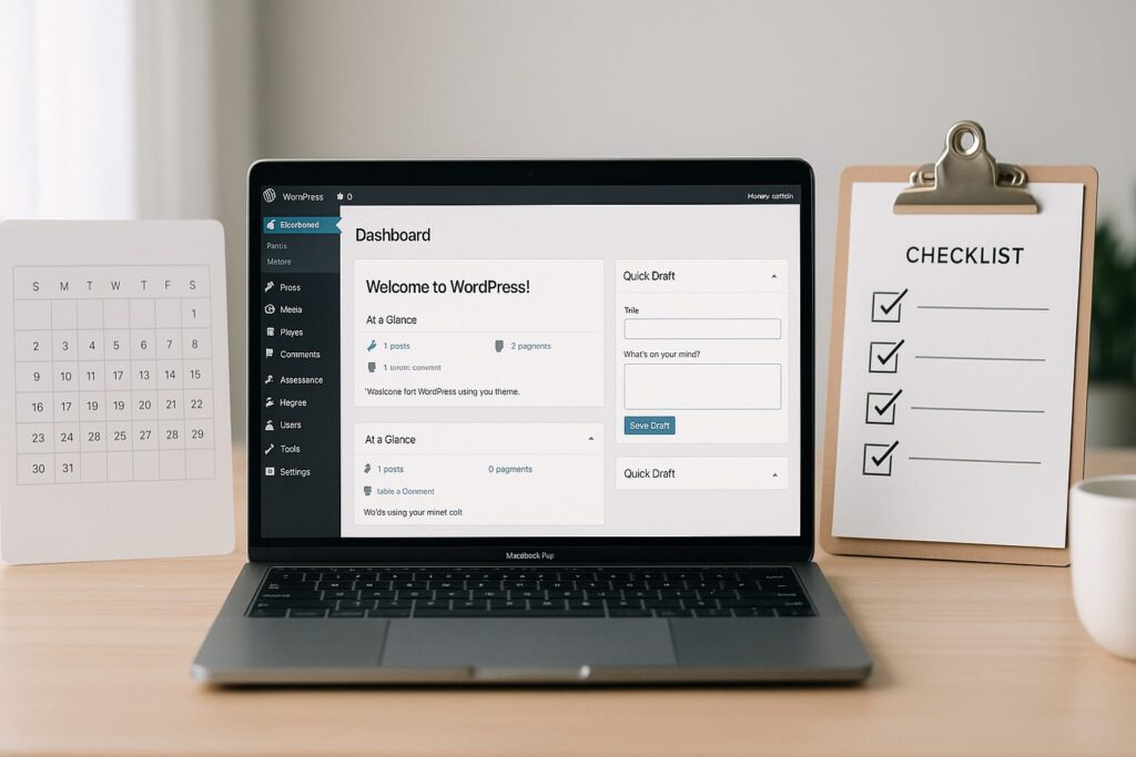 Plan de maintenance WordPress 2026 : la checklist mensuelle indispensable