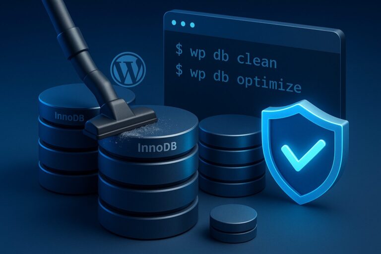 Nettoyer une base de données WordPress gonflée : méthode sûre