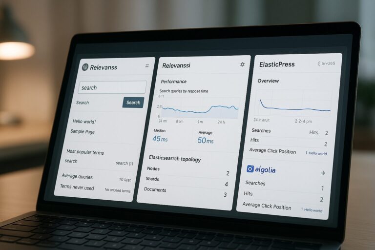 Améliorer la recherche WordPress : Relevanssi, ElasticPress ou Algolia ?
