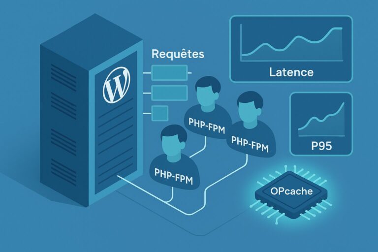 Hébergement WordPress sous charge : PHP workers, OPcache et FPM expliqués simplement
